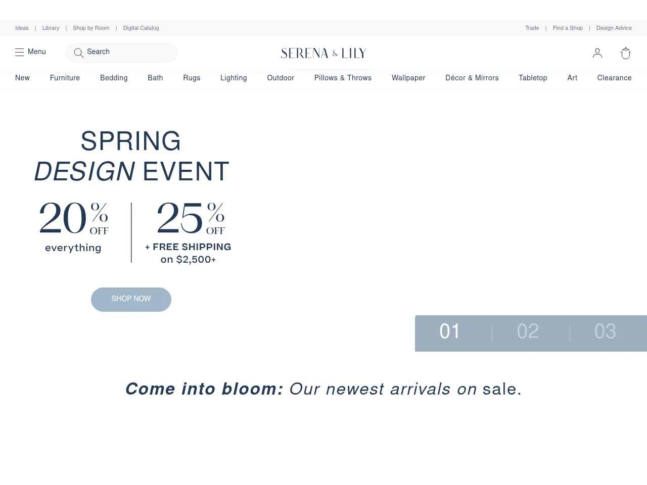 Serena & Lily Screenshot