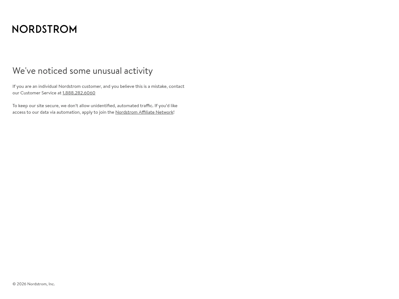 Nordstrom Screenshot