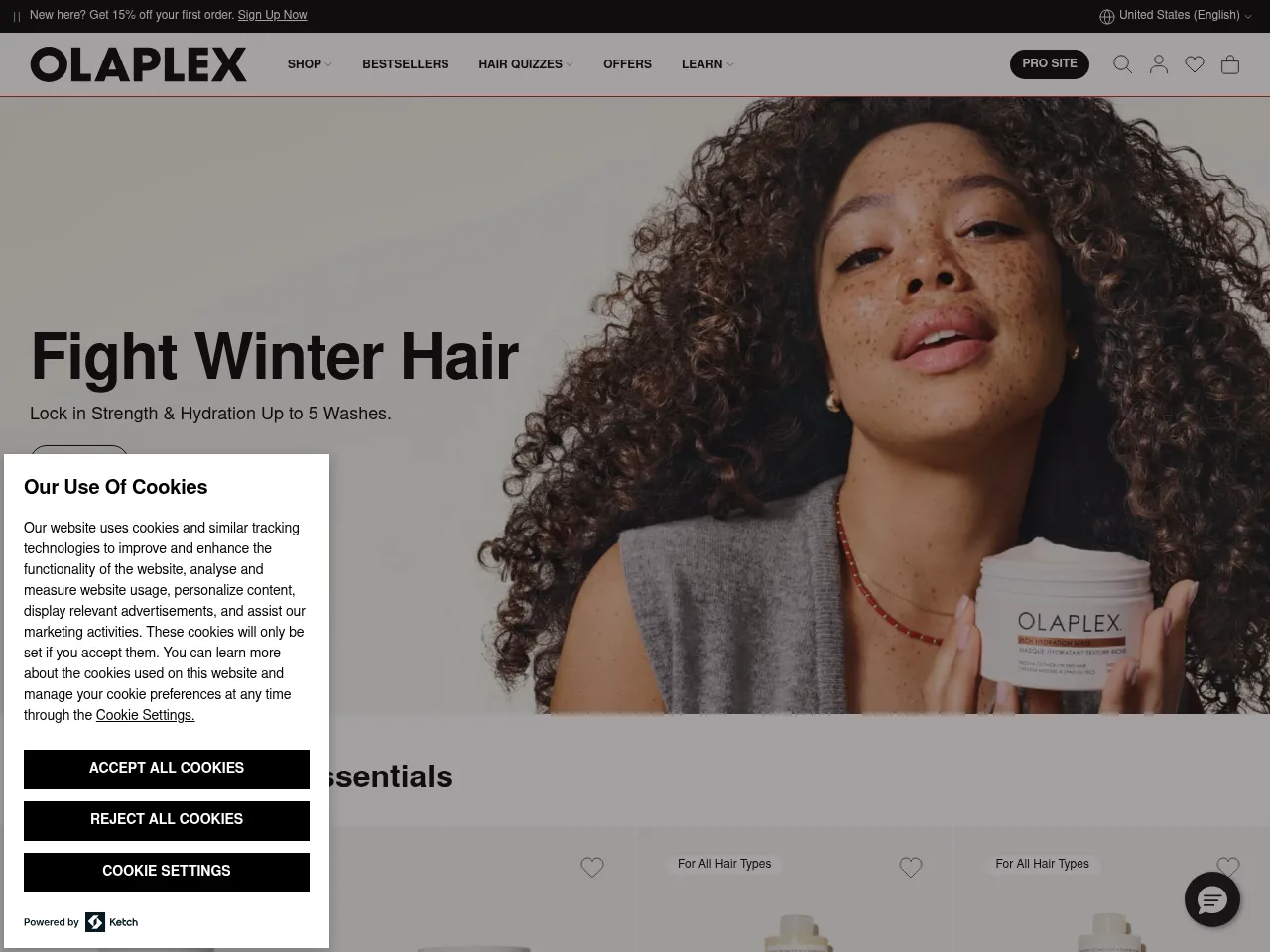 Olaplex Screenshot