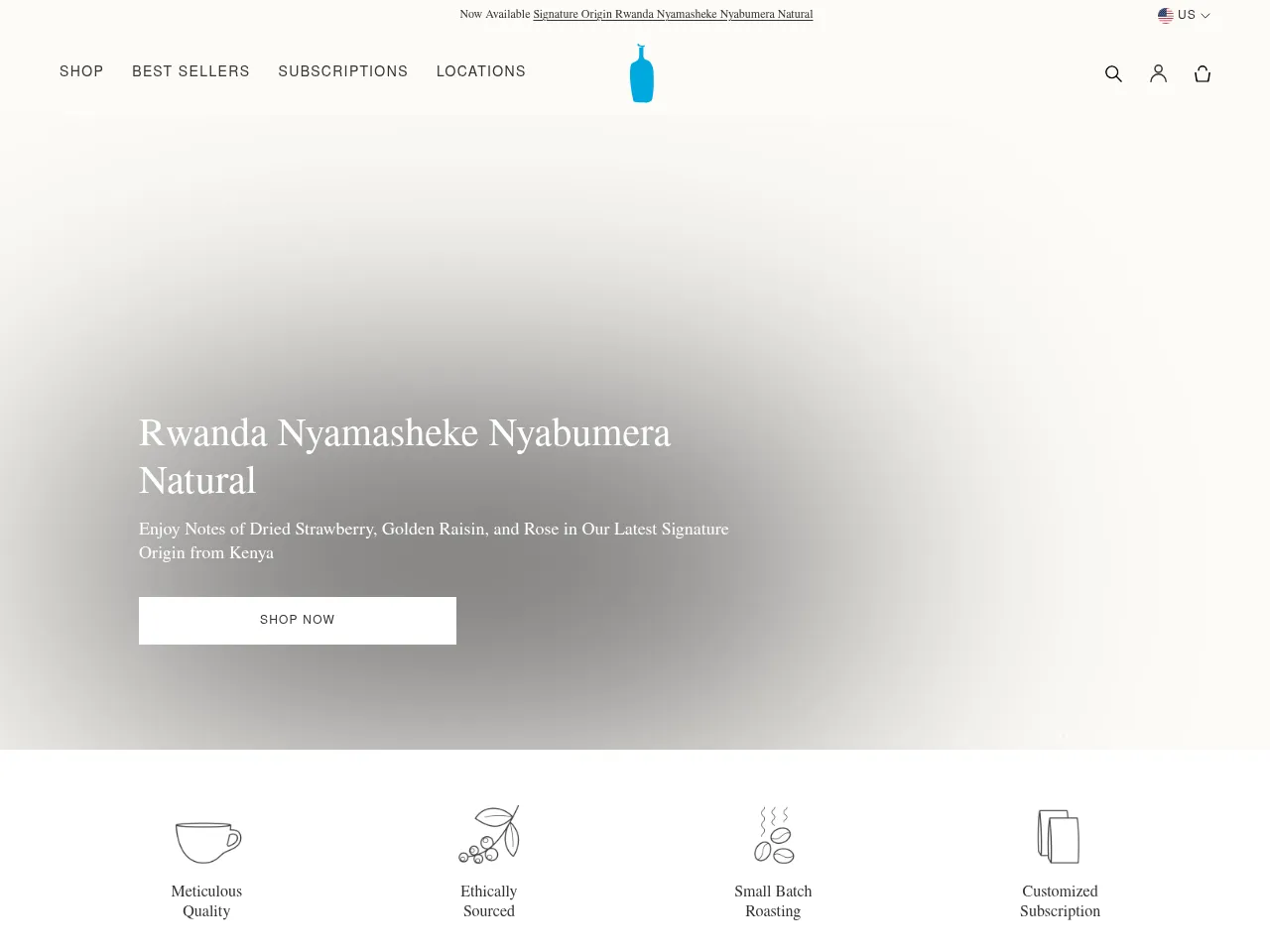 Blue Bottle Coffee Screenshot