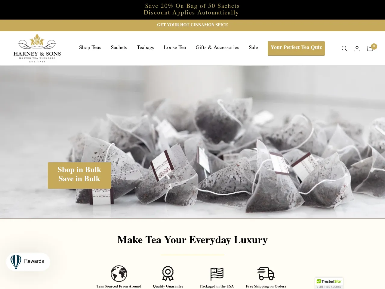 Harney & Sons Screenshot