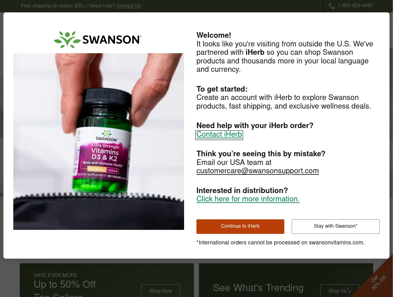 Swanson Health Screenshot