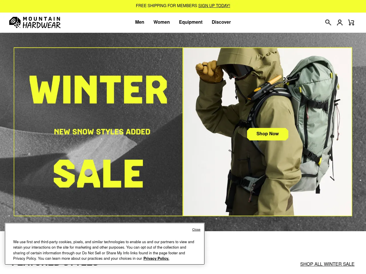 Mountain Hardwear Screenshot