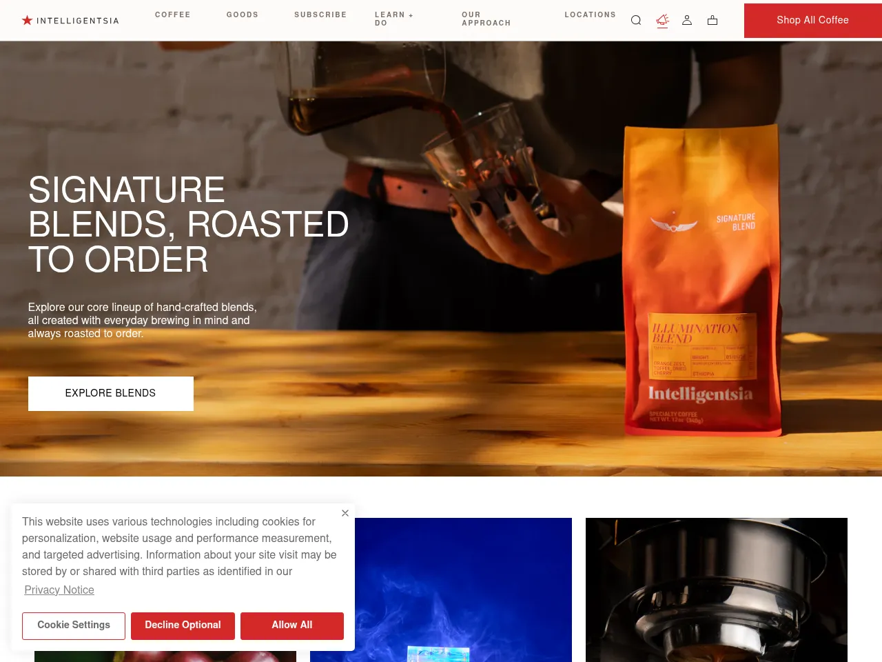 Intelligentsia Coffee Screenshot