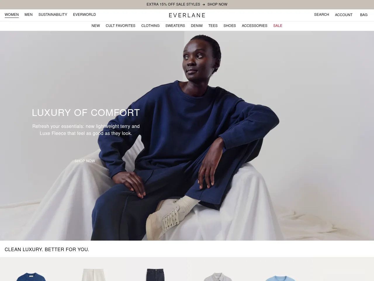 Everlane Screenshot