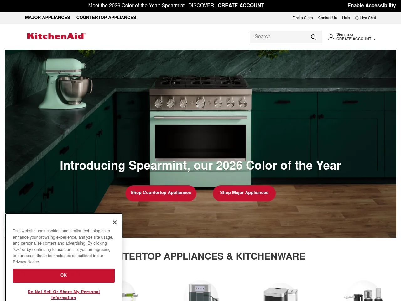 KitchenAid Screenshot