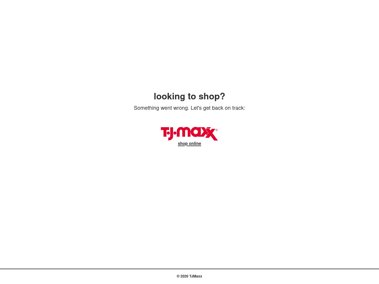 TJ Maxx Screenshot