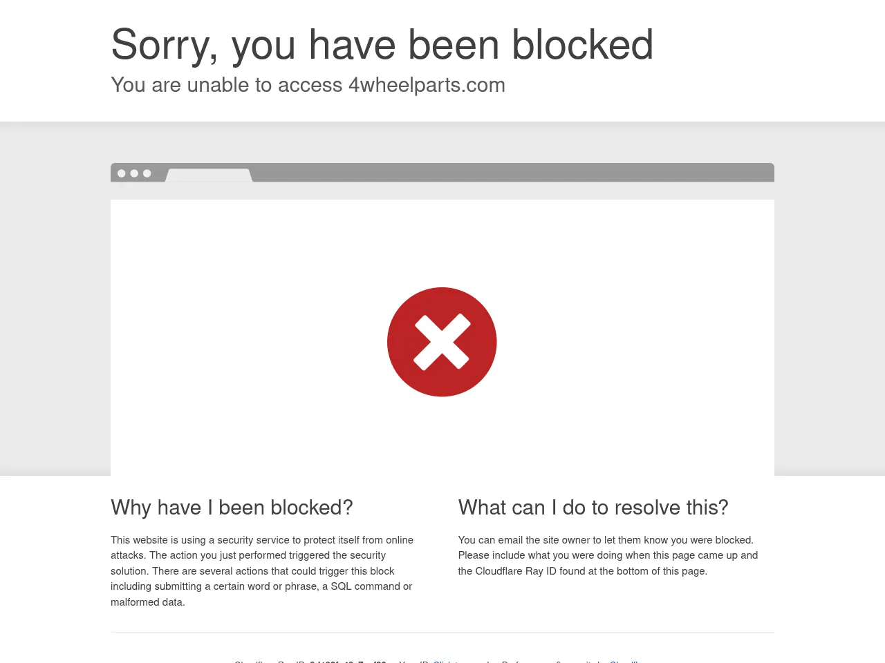 4 Wheel Parts Screenshot