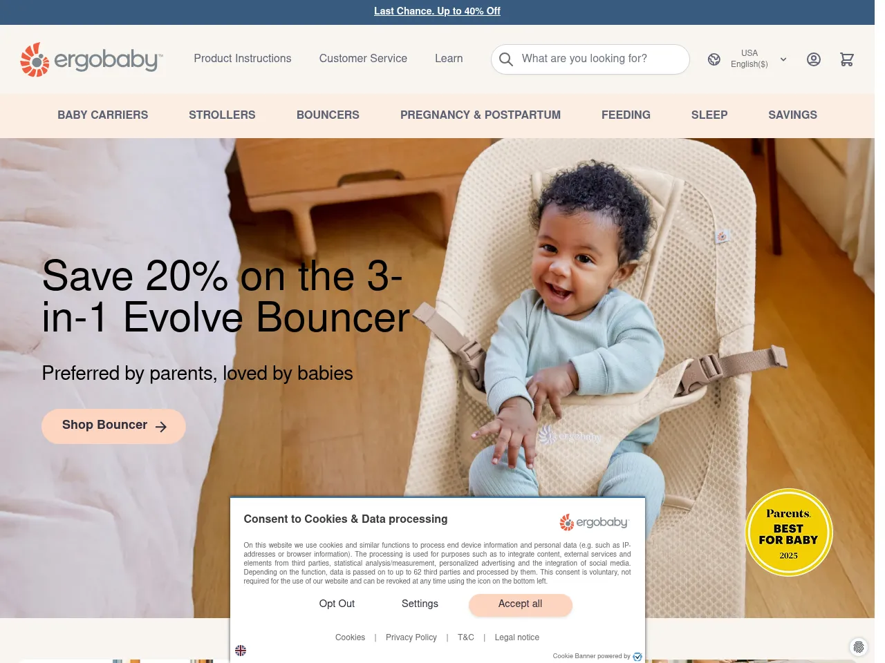 Ergobaby Screenshot
