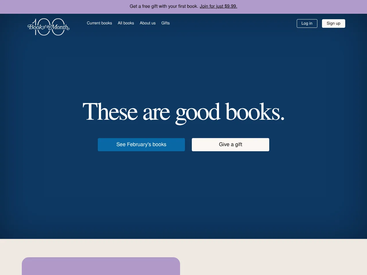 Book of the Month Screenshot