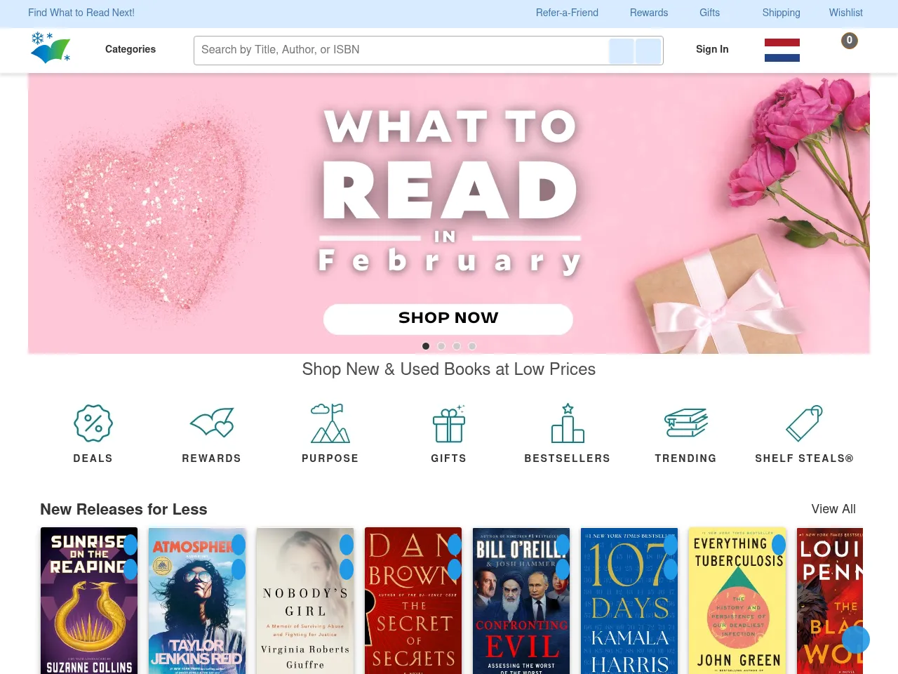 Better World Books Screenshot