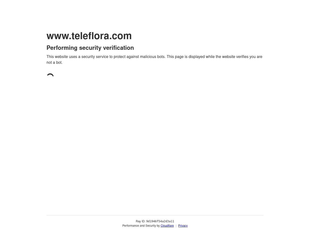 Teleflora Screenshot