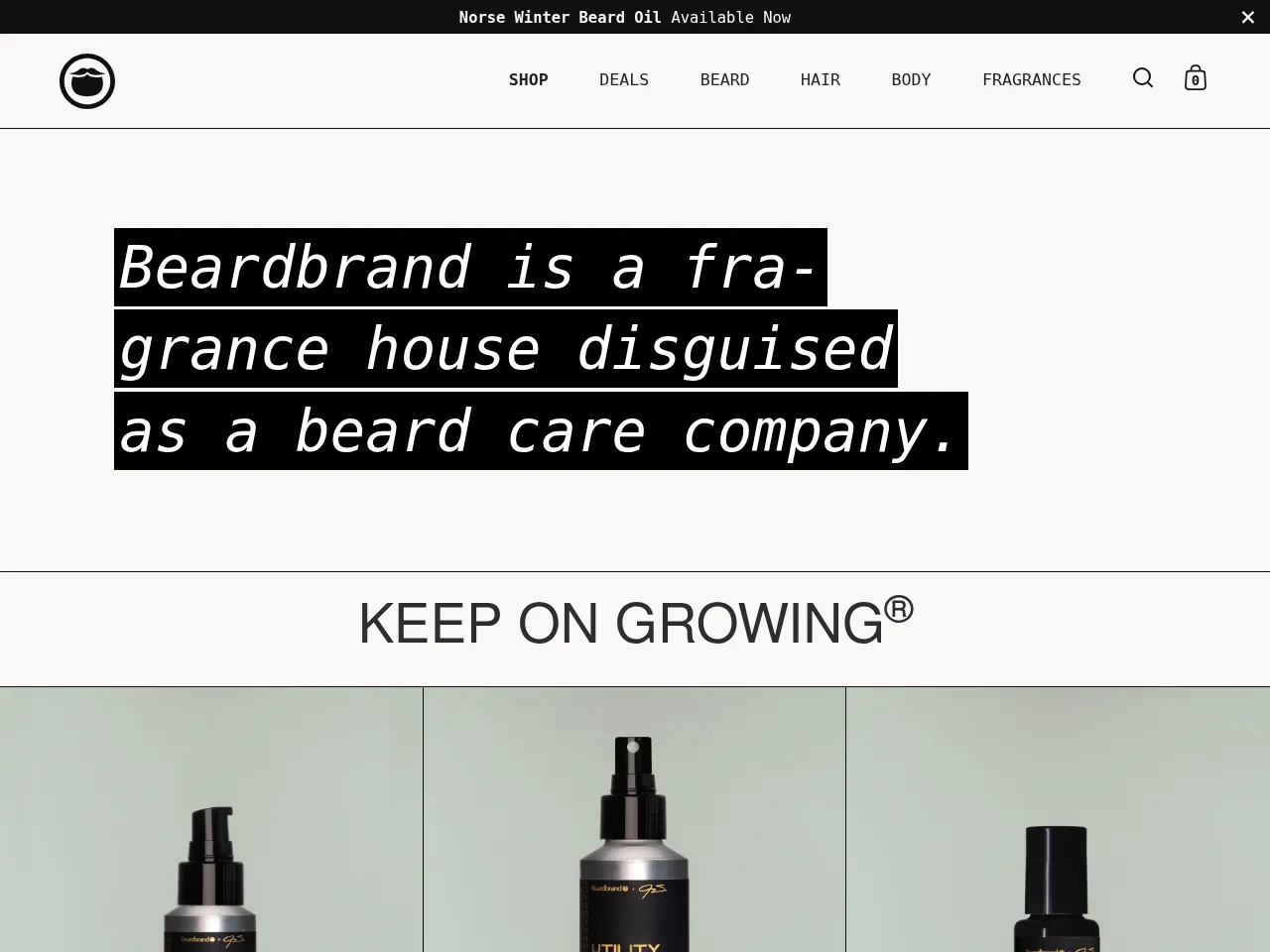 Beardbrand Screenshot