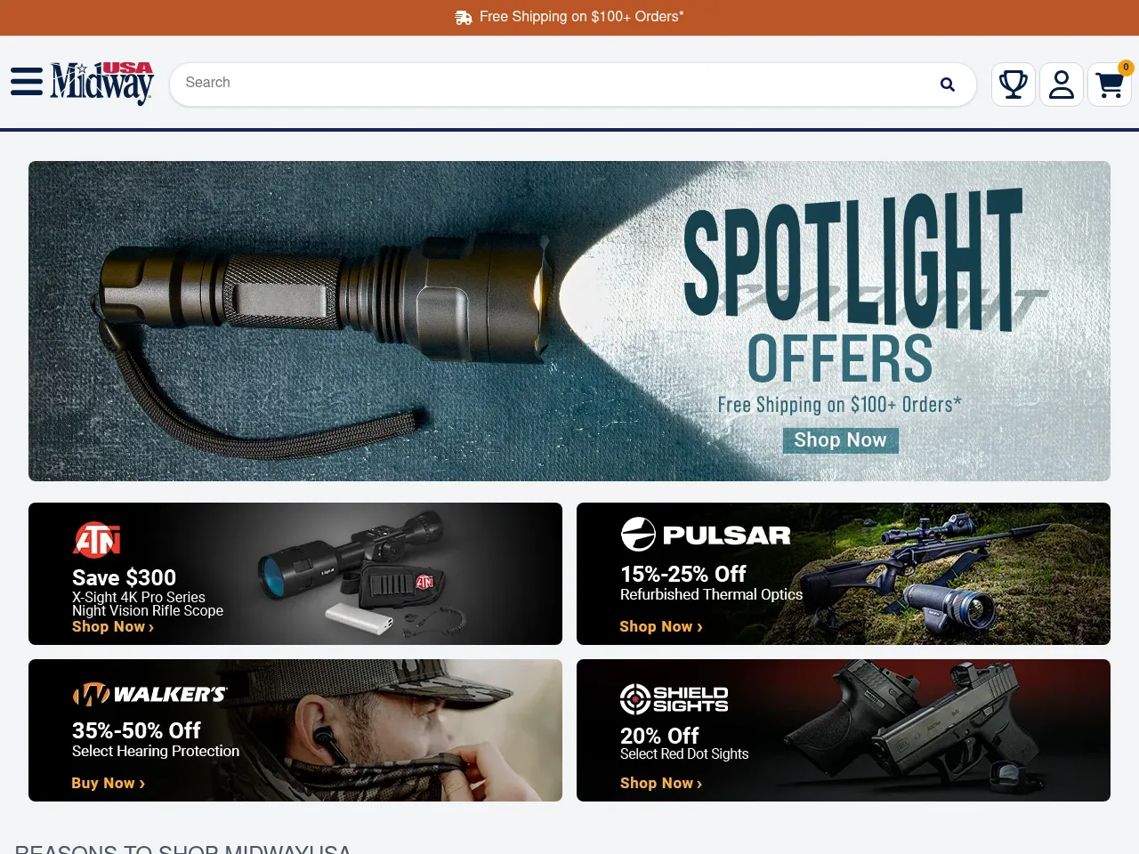 Midway USA Screenshot