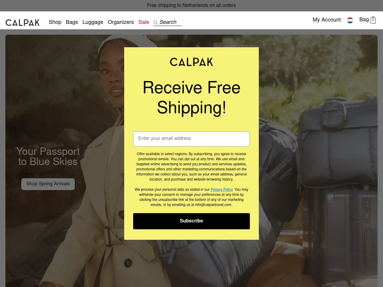 Calpak Screenshot