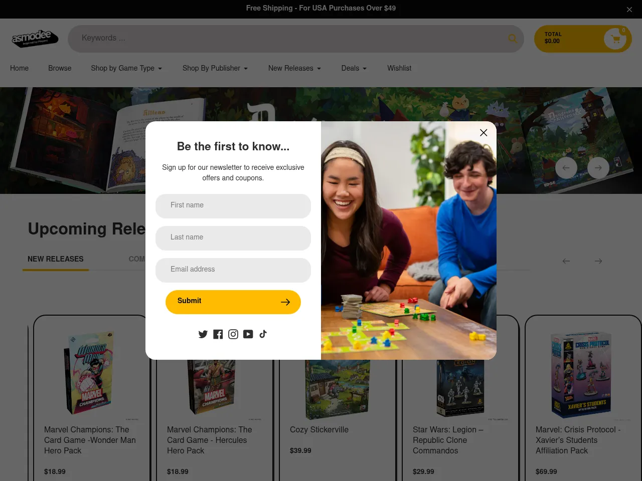 Asmodee Store Screenshot