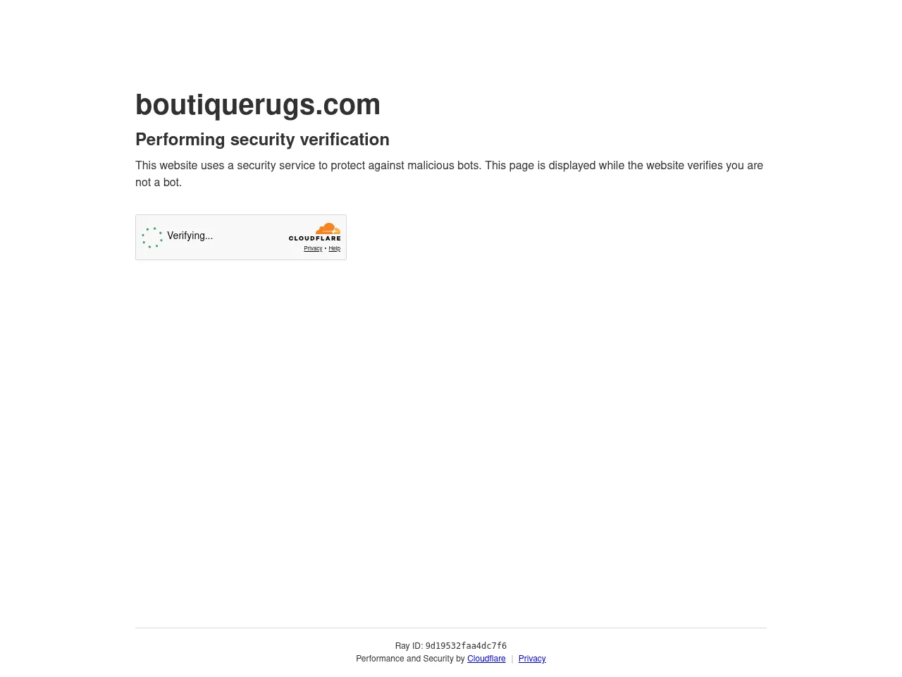 Boutique Rugs Screenshot