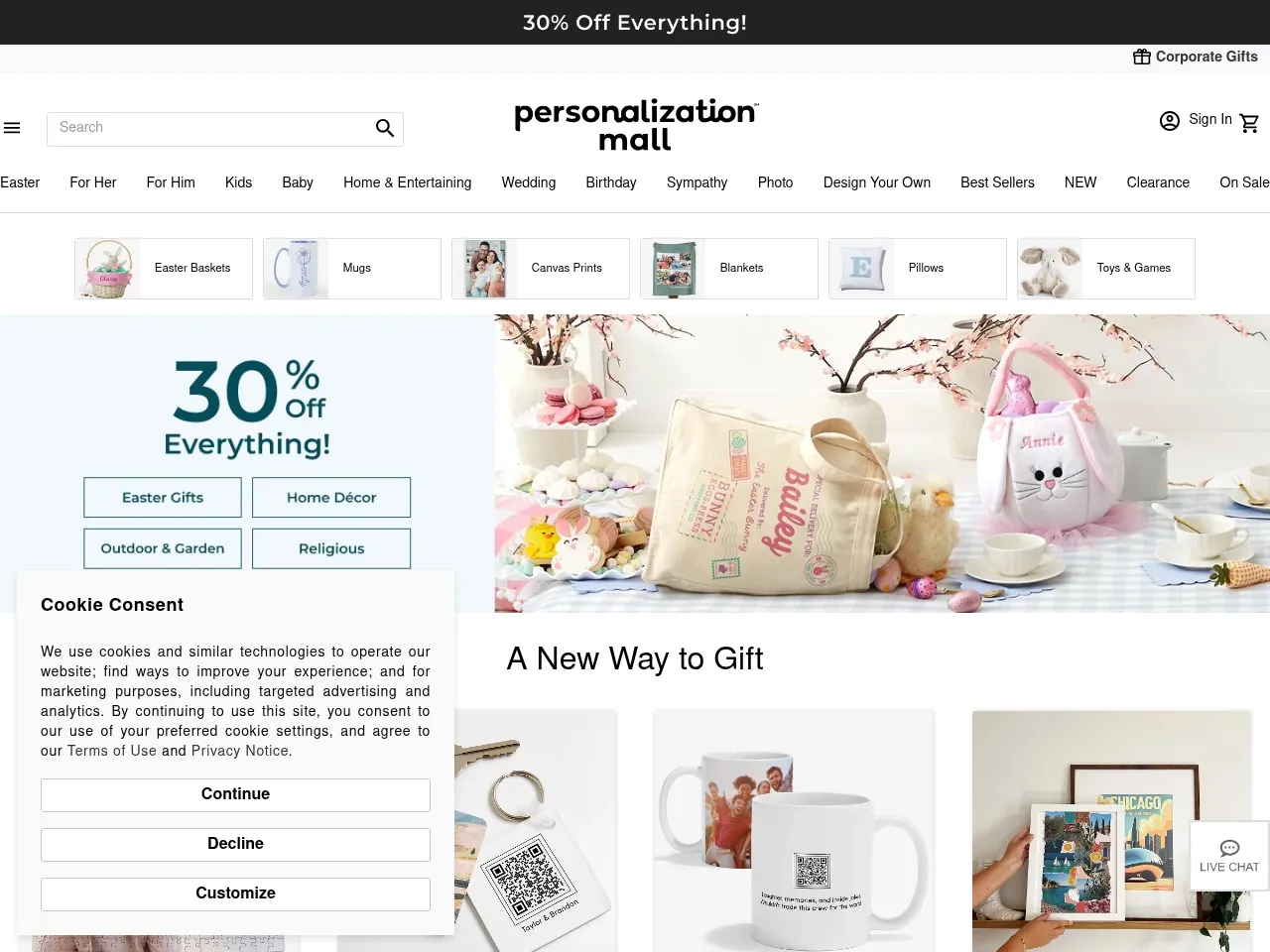 Personalization Mall