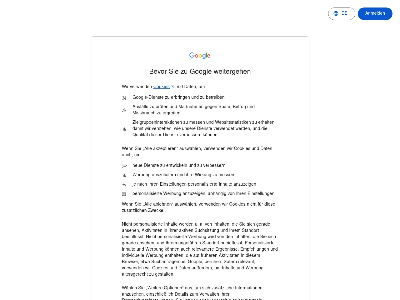 Google Store Screenshot