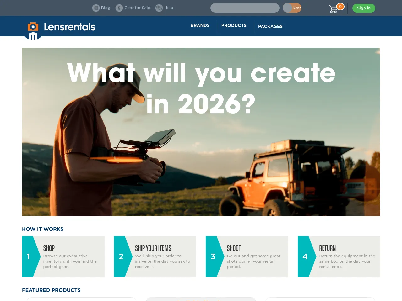 LensRentals Screenshot