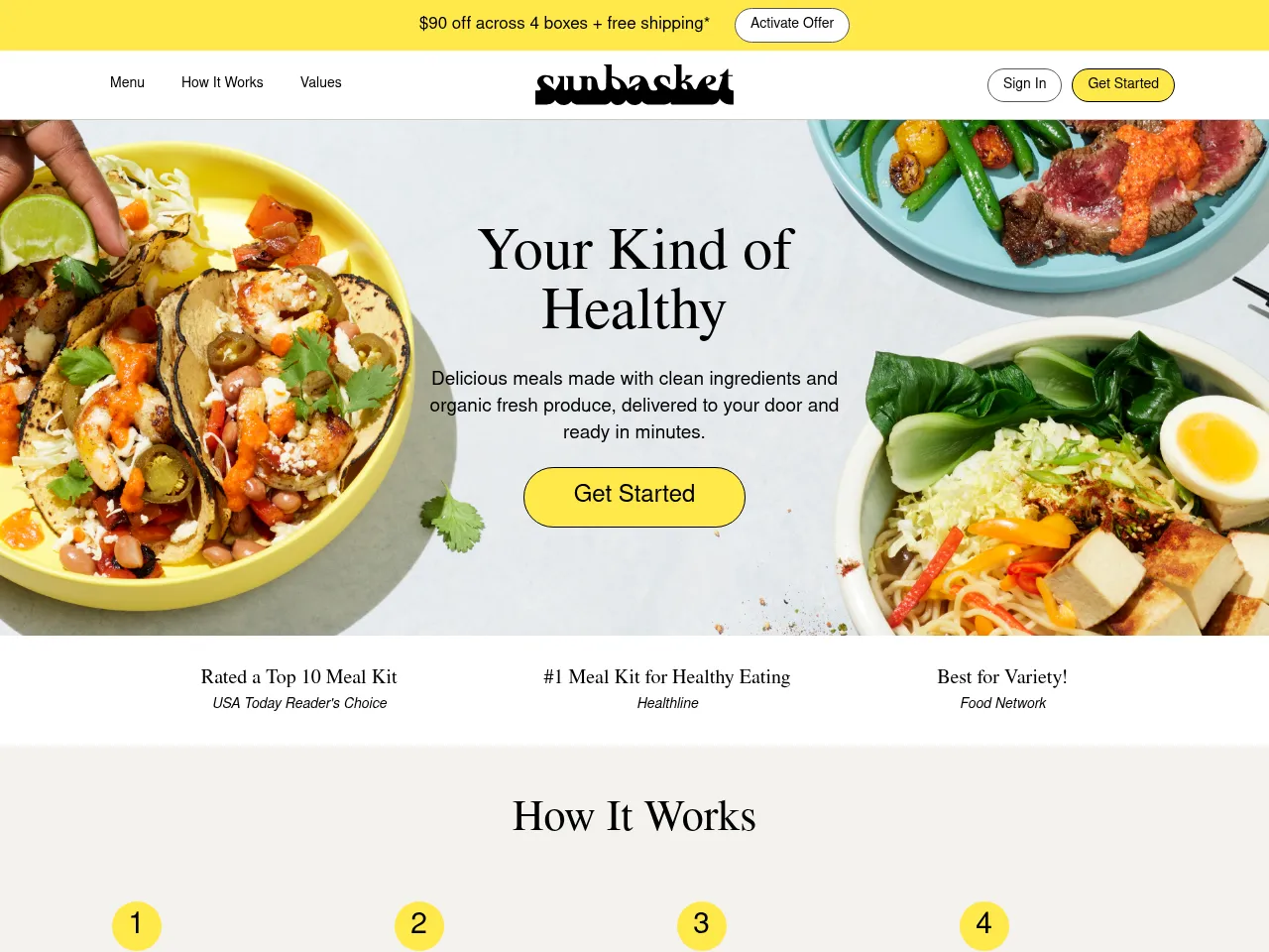 Sunbasket Screenshot