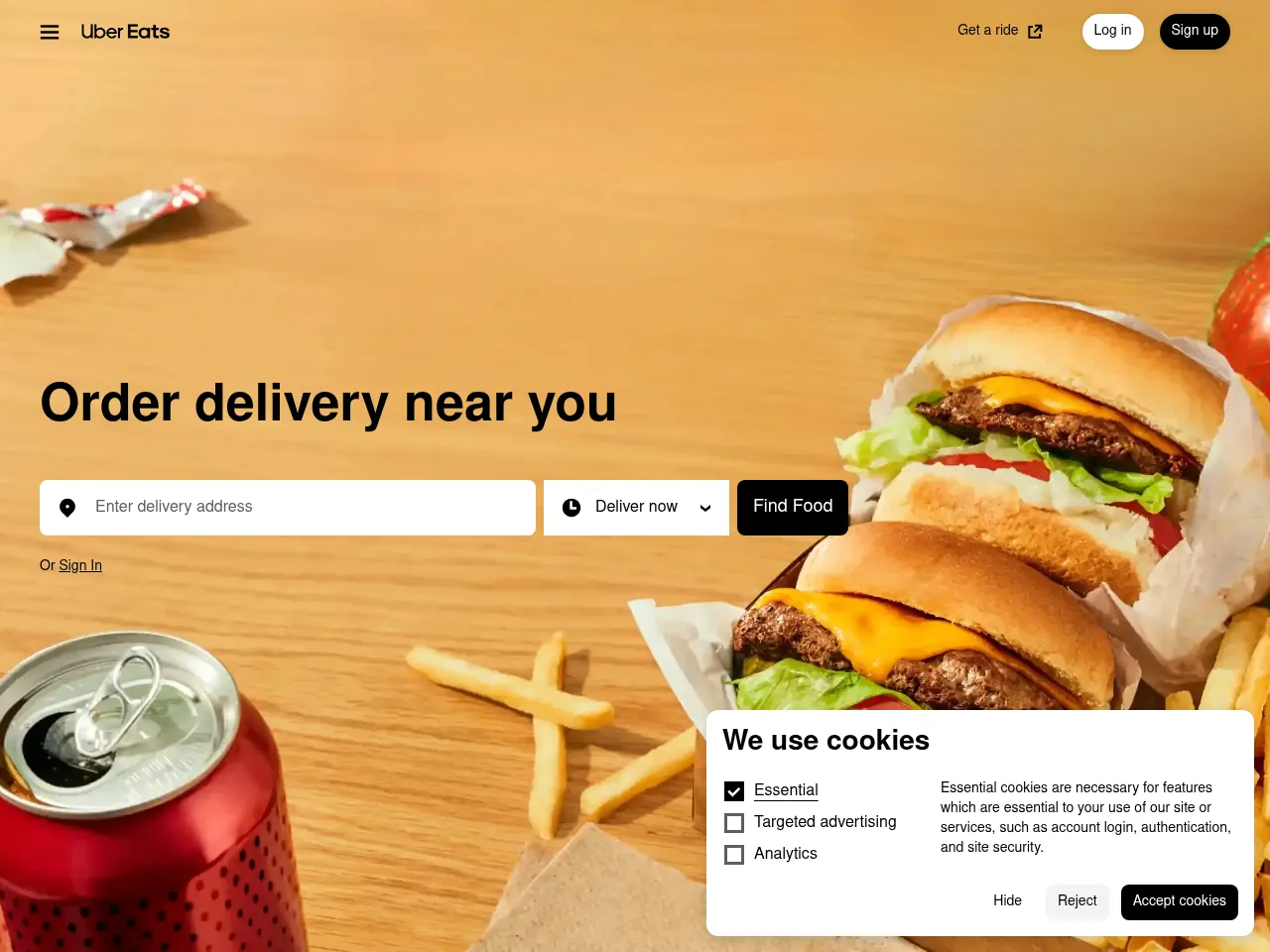 Uber Eats Screenshot