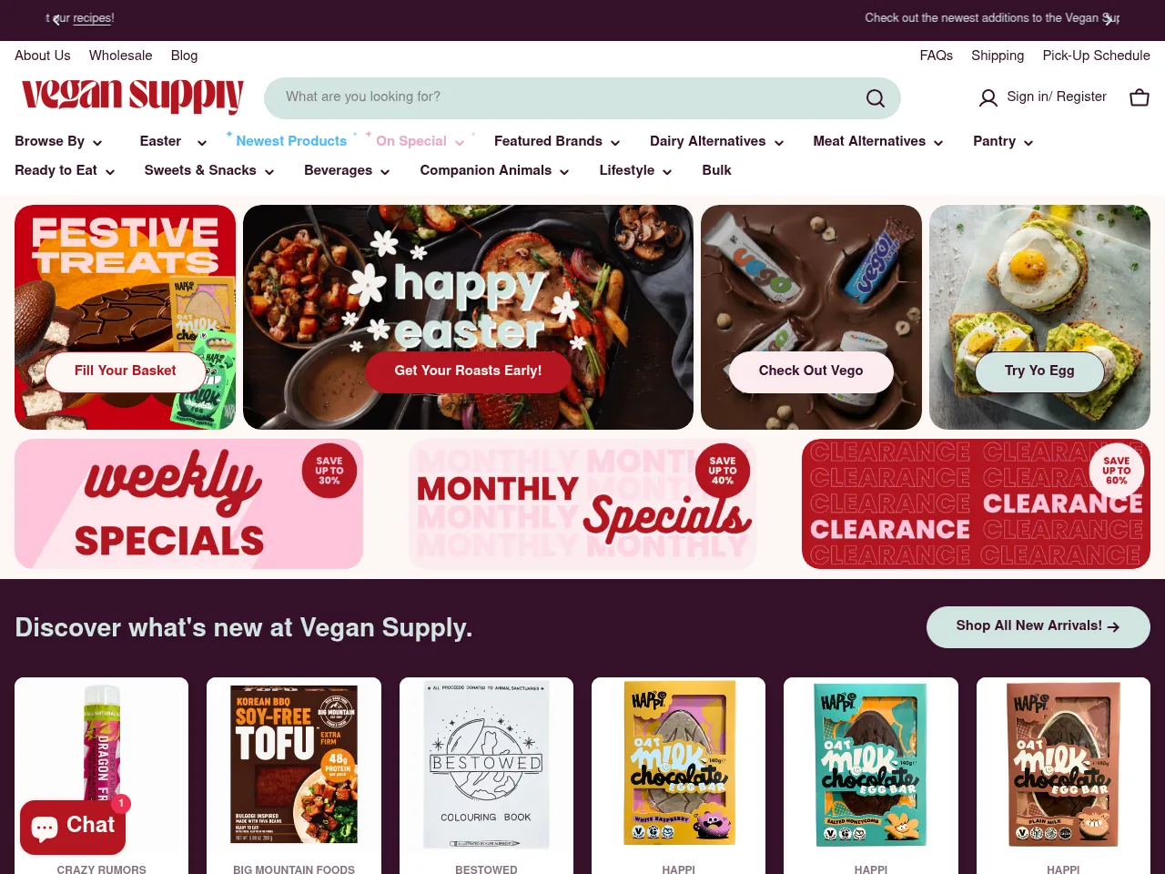 Vegan Supply Screenshot