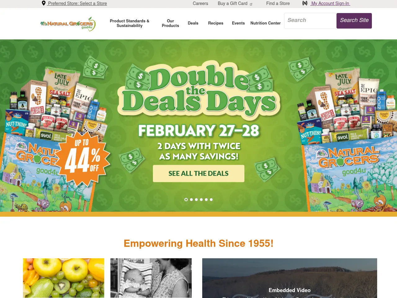 Natural Grocers Screenshot