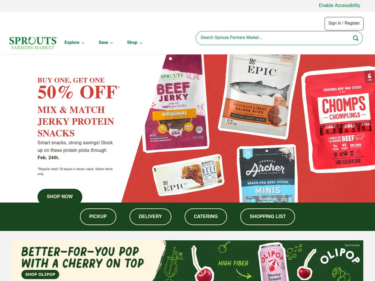 Sprouts Farmers Market Screenshot