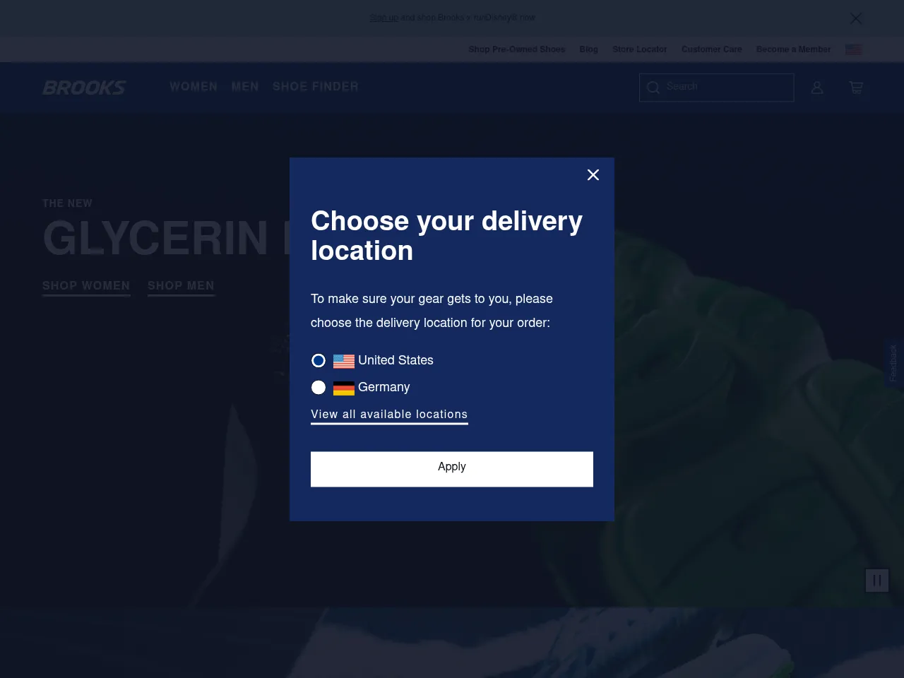 Brooks Running Screenshot