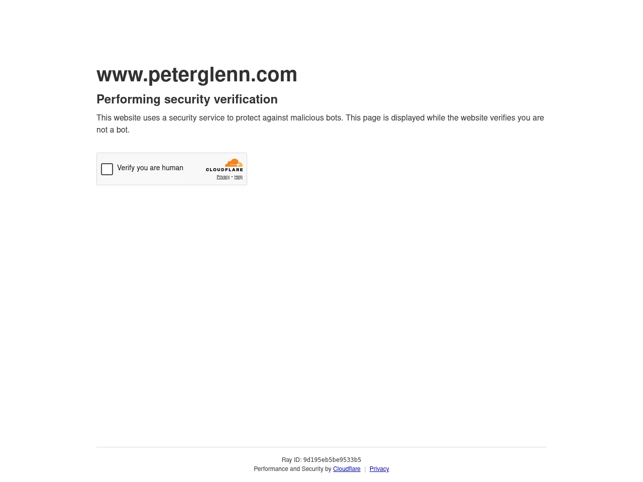 Peter Glenn Screenshot